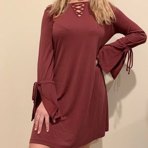 dark rose dress